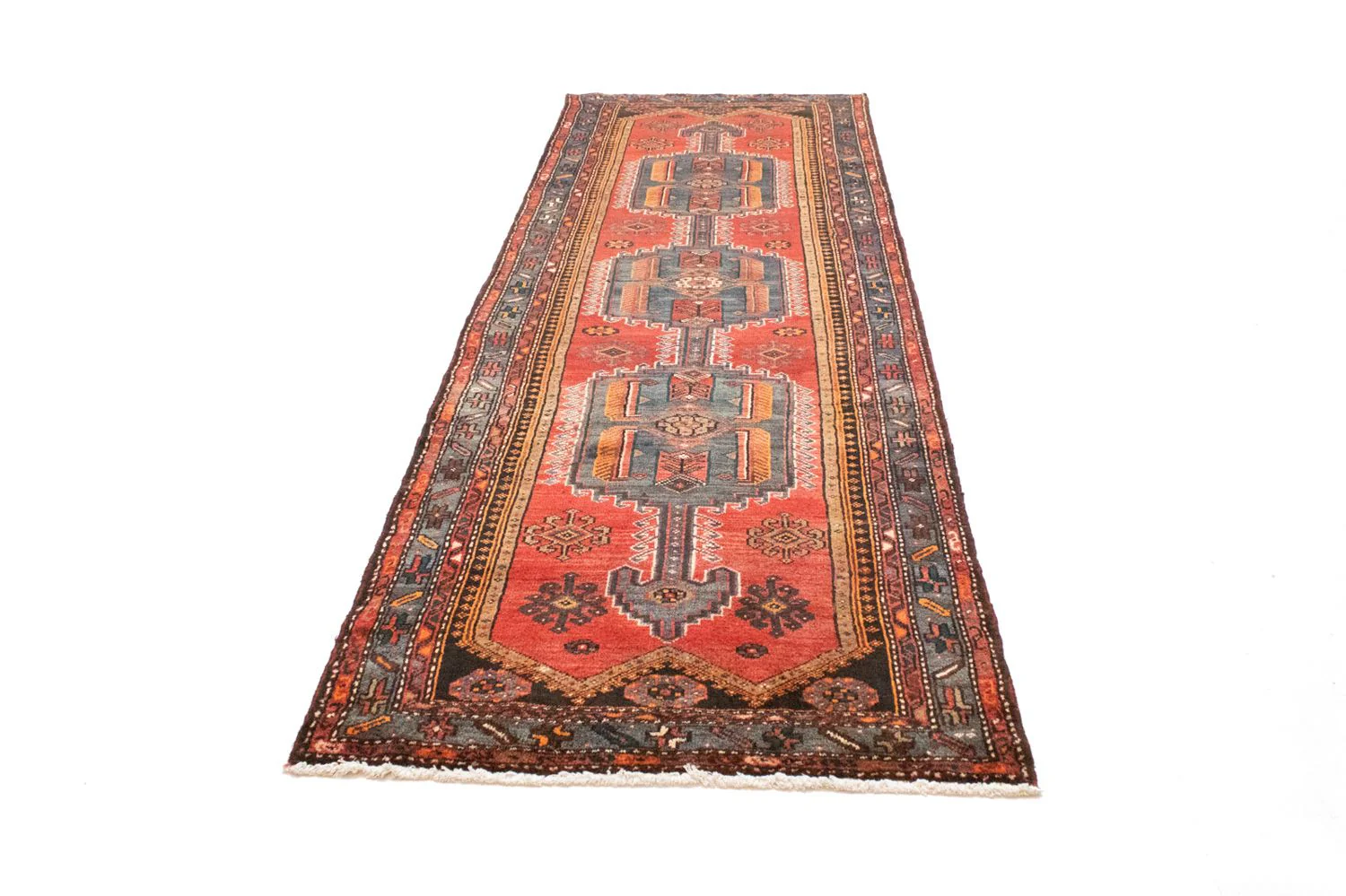 Perserteppich - Nomadic 307 x 103 cm - grün - Image 5
