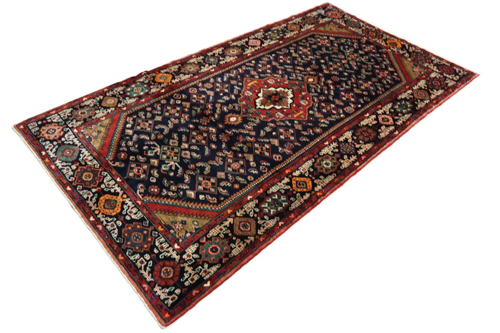 Perserteppich - Nomadic - 317 x 172 cm - dunkelblau - Image 3