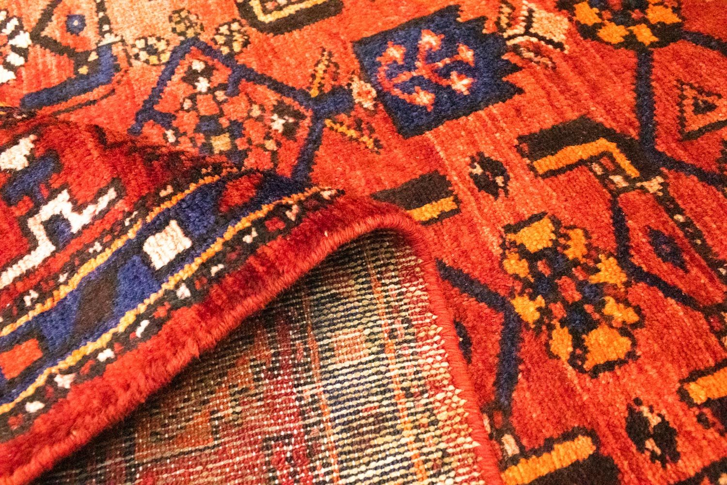 Perserteppich - Nomadic 318 x 108 cm - orange - Image 4
