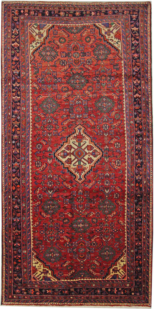 Perserteppich - Nomadic - 322 x 157 cm - rot