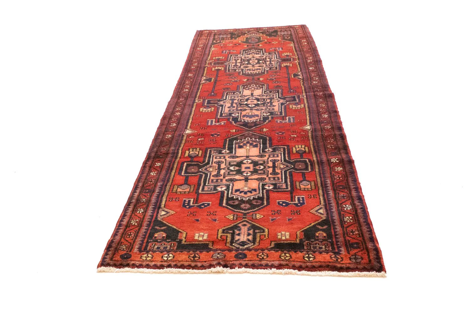 Perserteppich - Nomadic 326 x 105 cm - rot - Image 5