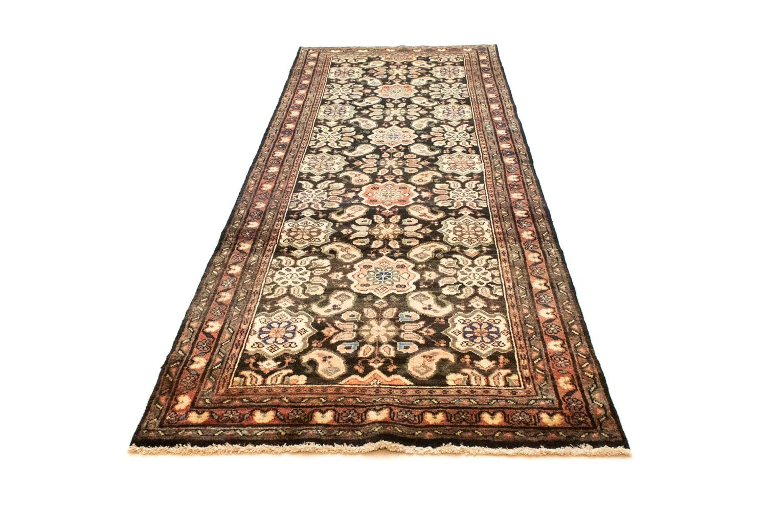 Perserteppich - Nomadic 327 x 112 cm - blau - Image 5