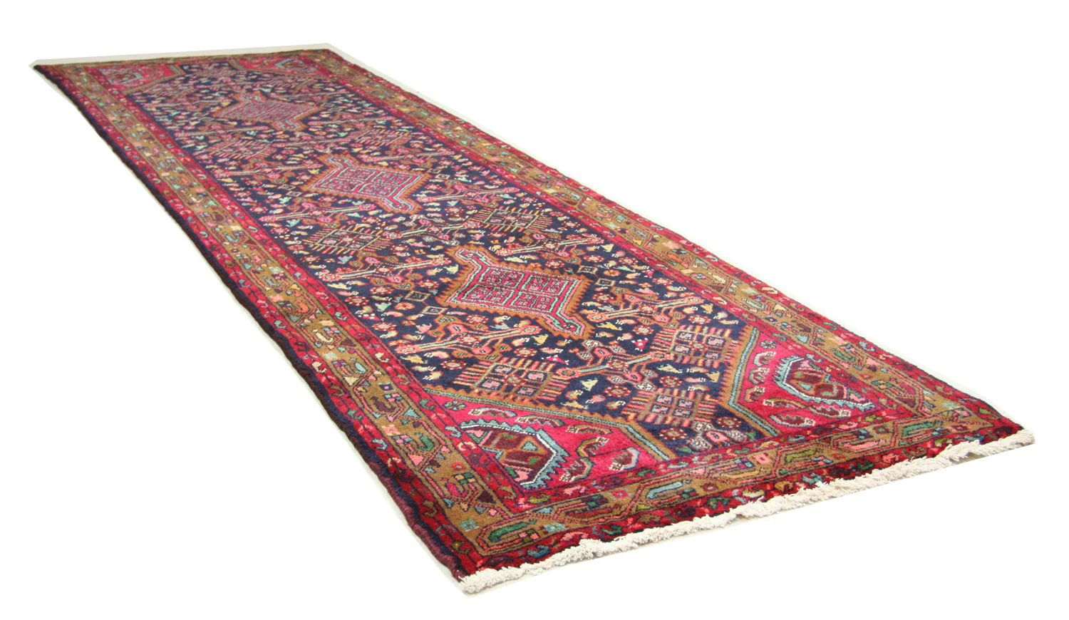 Perserteppich - Nomadic 336 x 110 cm - blau - Image 4