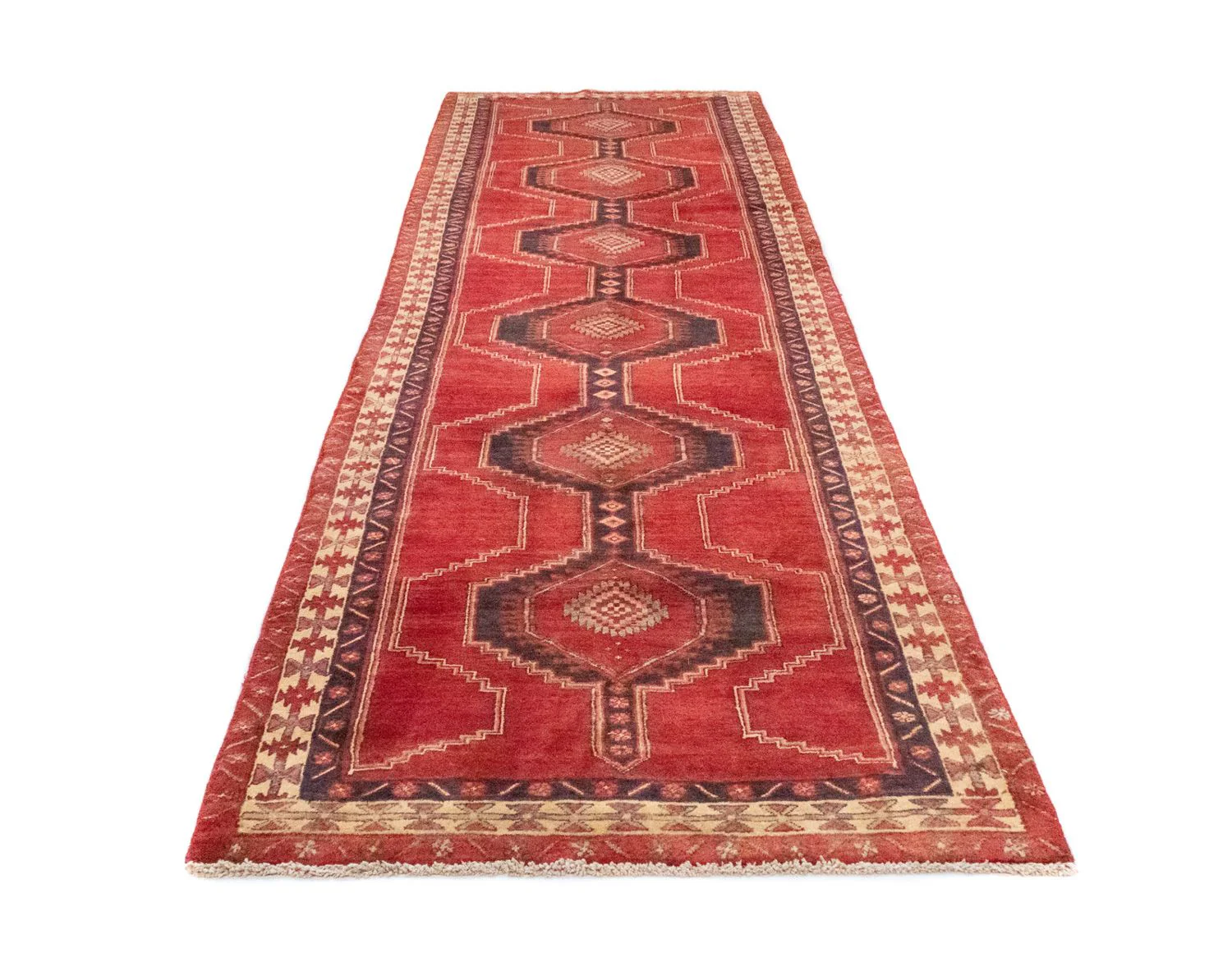 Perserteppich - Nomadic 393 x 104 cm - rot - Image 3