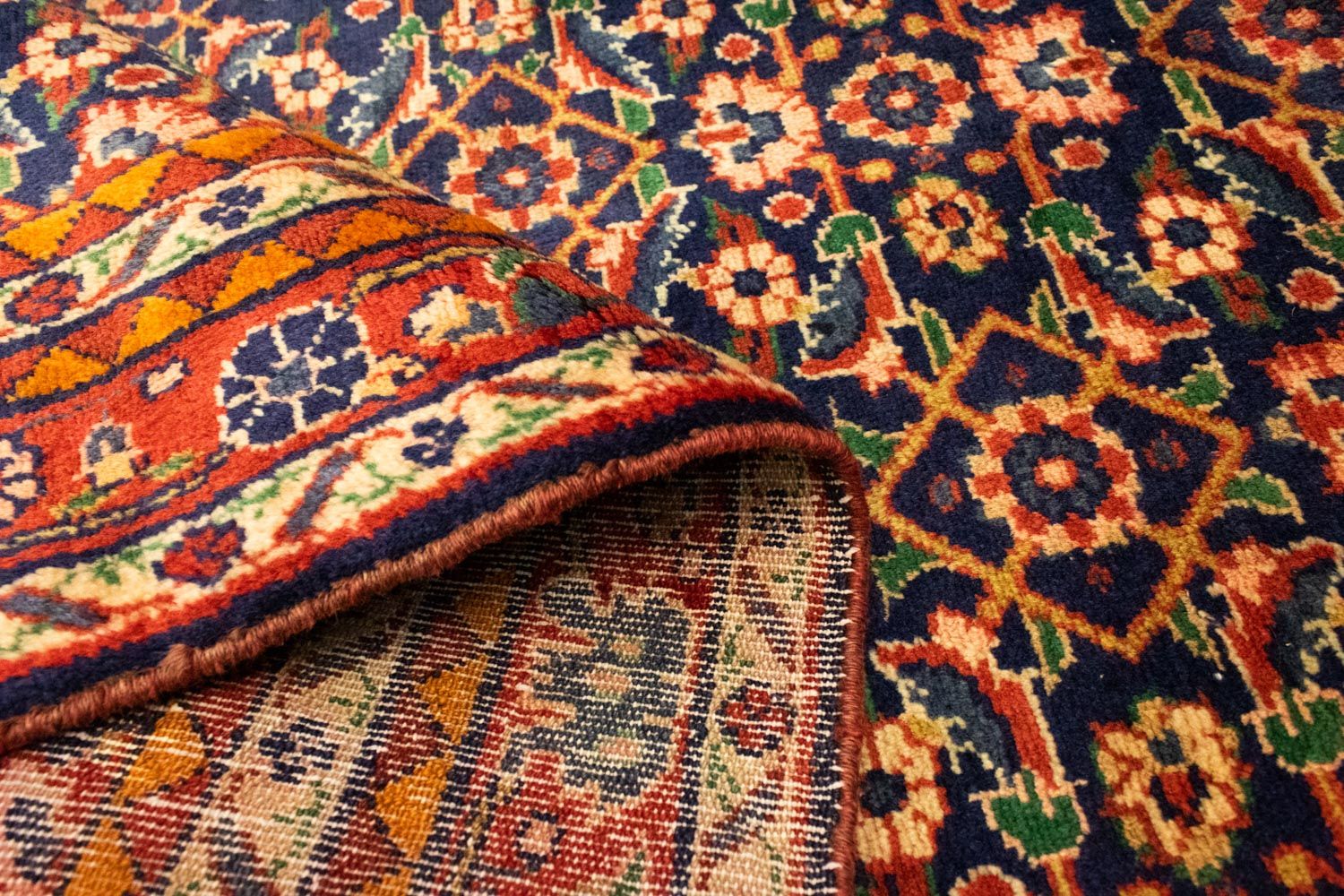 Perserteppich - Nomadic 400 x 108 cm - blau - Image 4