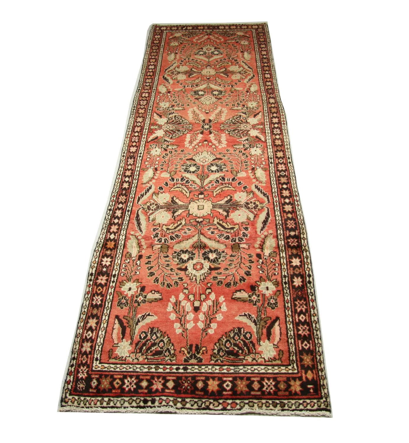 Perserteppich - Nomadic 405 x 112 cm - hellrot