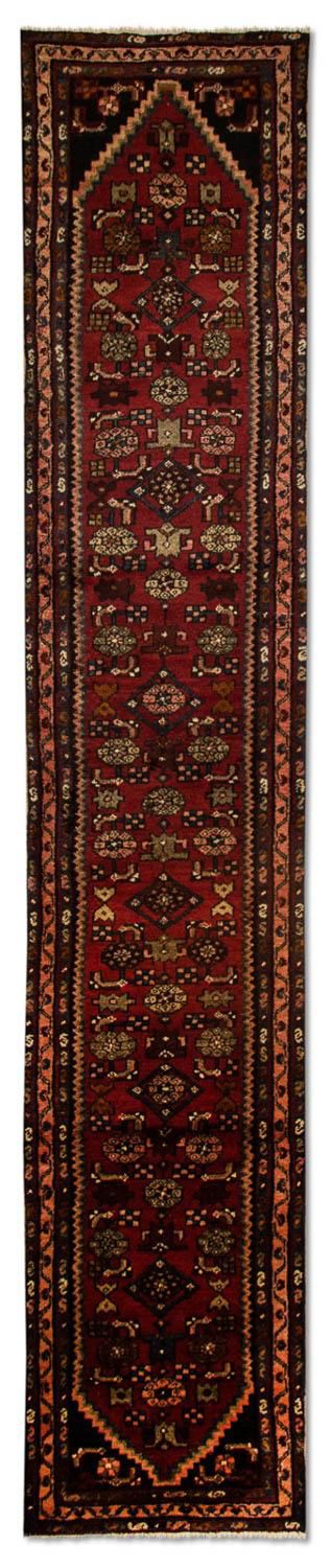 Perserteppich - Nomadic 408 x 74 cm - rot