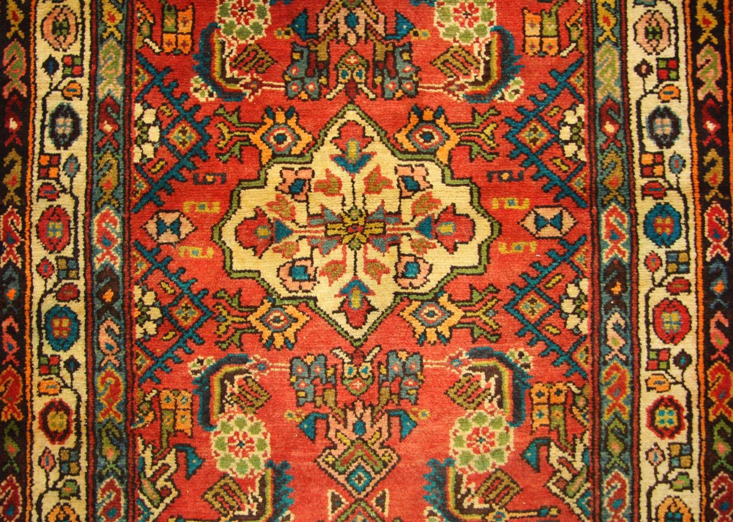 Perserteppich - Nomadic 426 x 107 cm - orange - Image 2