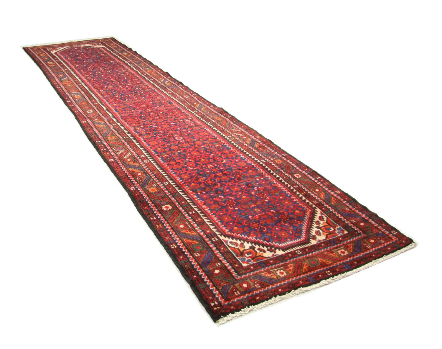 Perserteppich - Nomadic 433 x 108 cm - rot - Image 3