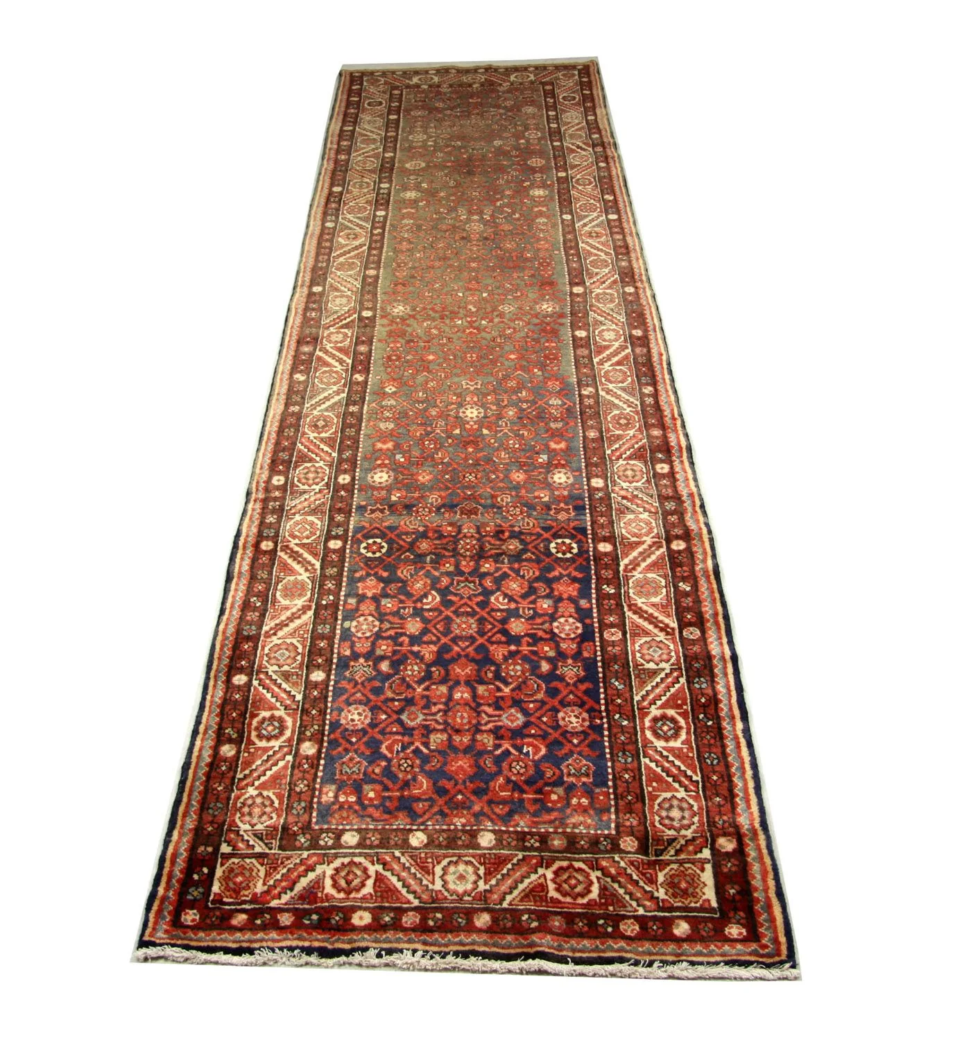 Perserteppich - Nomadic 440 x 114 cm - rot