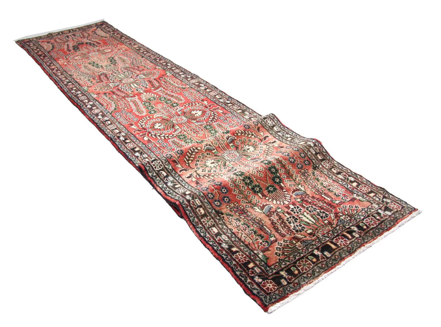 Perserteppich - Nomadic 453 x 90 cm - rot - Image 3
