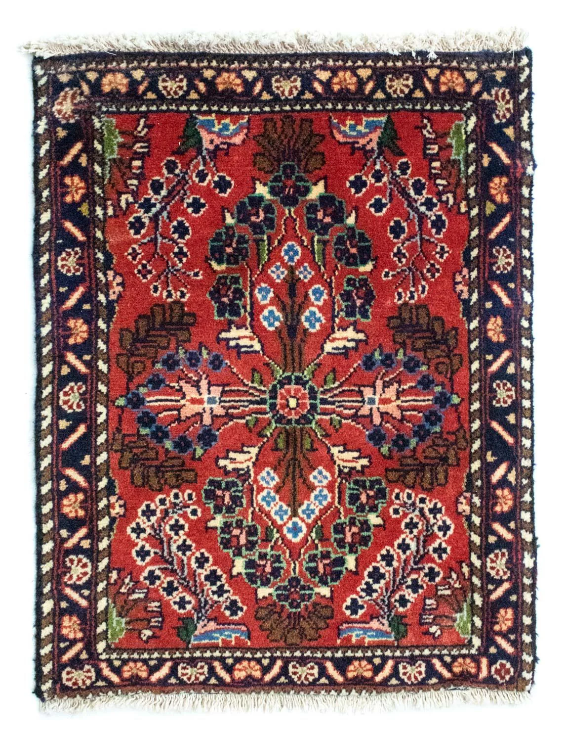 Perserteppich - Nomadic 60 x 50 cm - rot