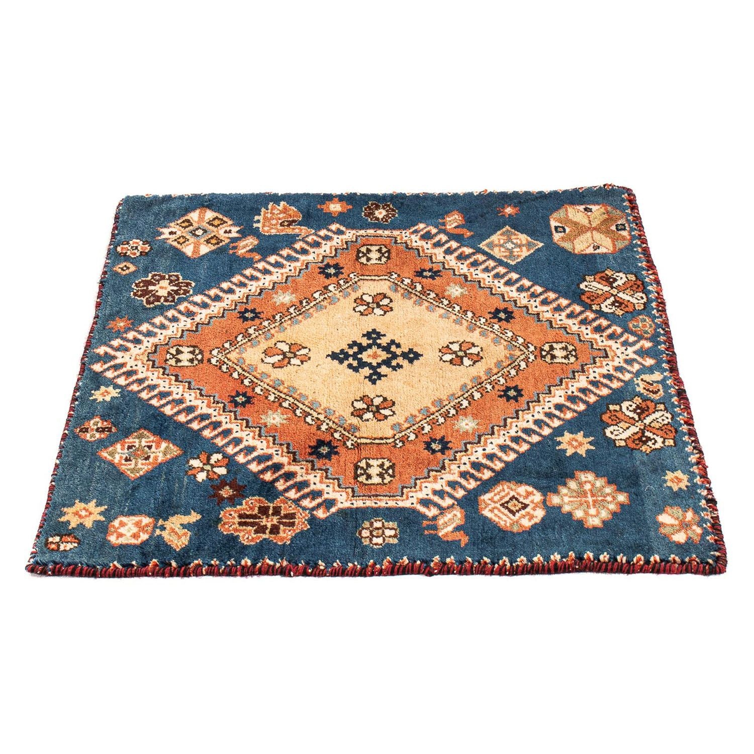 Perserteppich - Nomadic 70 x 68 cm - dunkelblau - Image 5