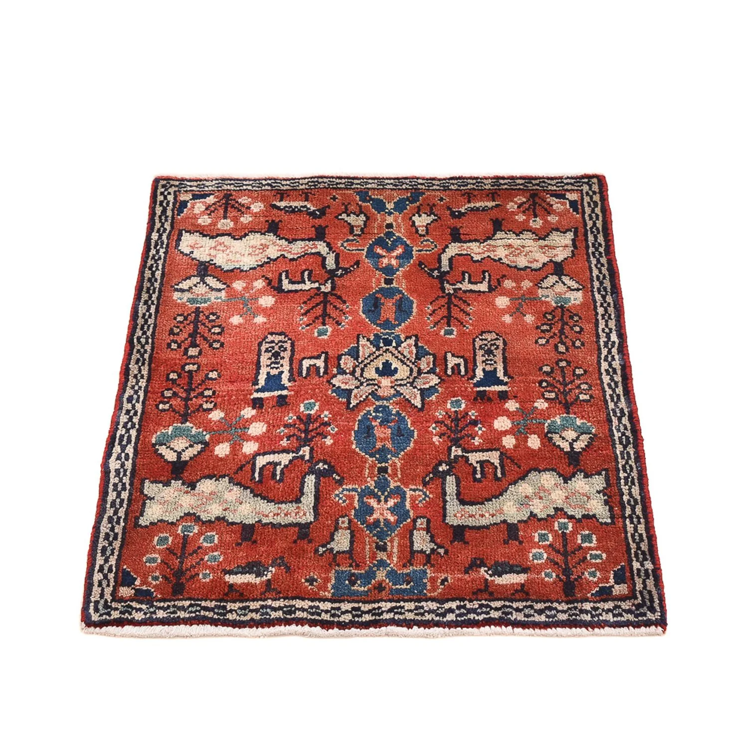 Perserteppich - Nomadic - 72 x 56 cm - rot - Image 4