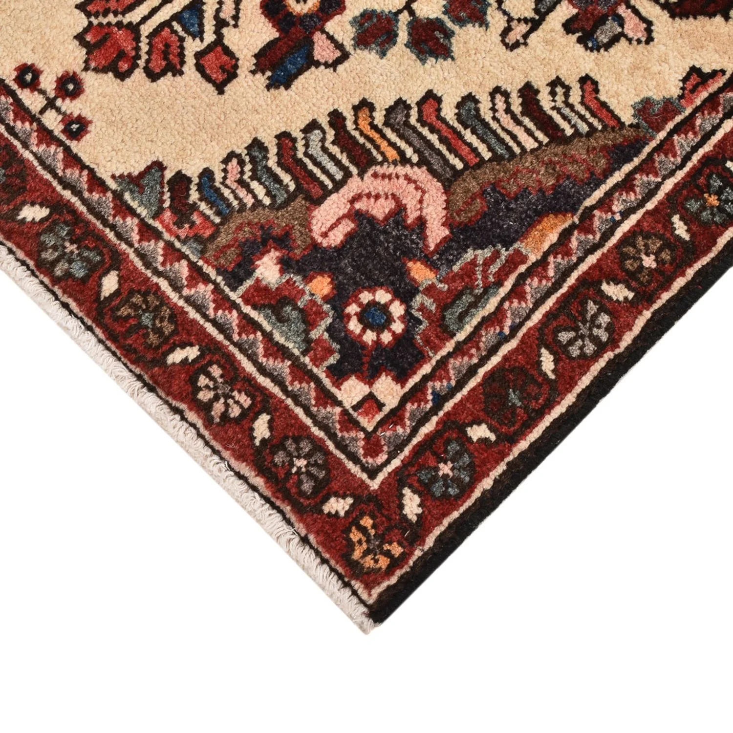 Perserteppich - Nomadic - 77 x 60 cm - hellbeige - Image 2