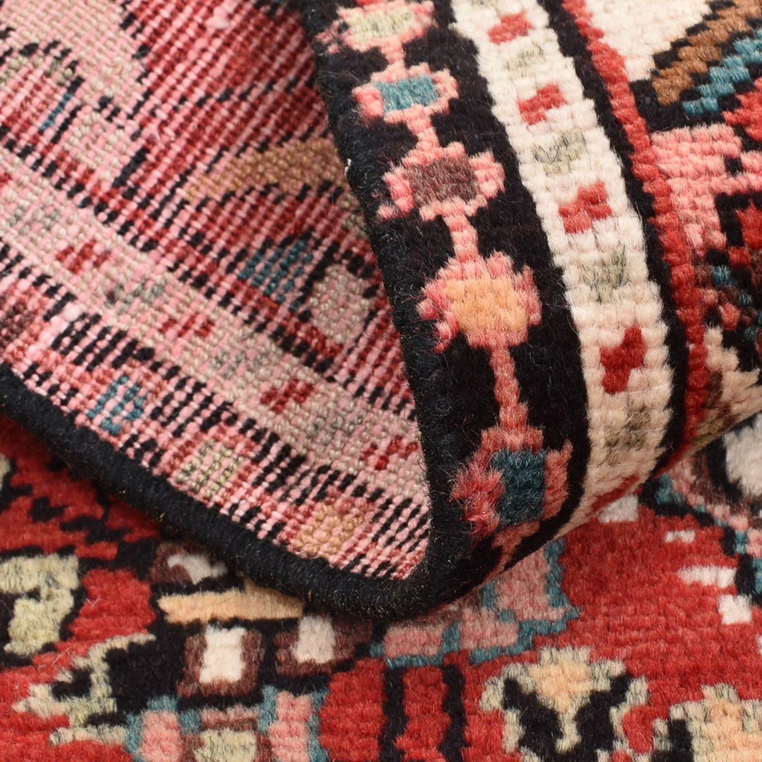 Perserteppich - Nomadic - 89 x 58 cm - rot - Image 4