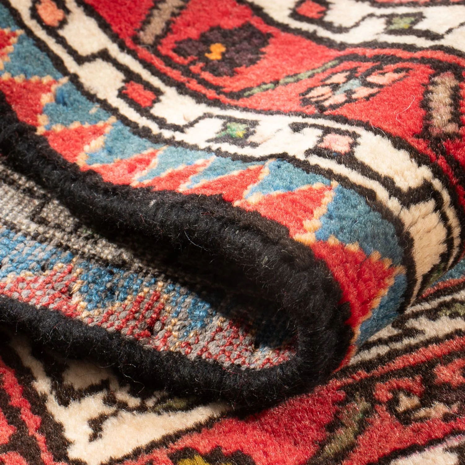 Perserteppich - Nomadic - 91 x 62 cm - rot - Image 4