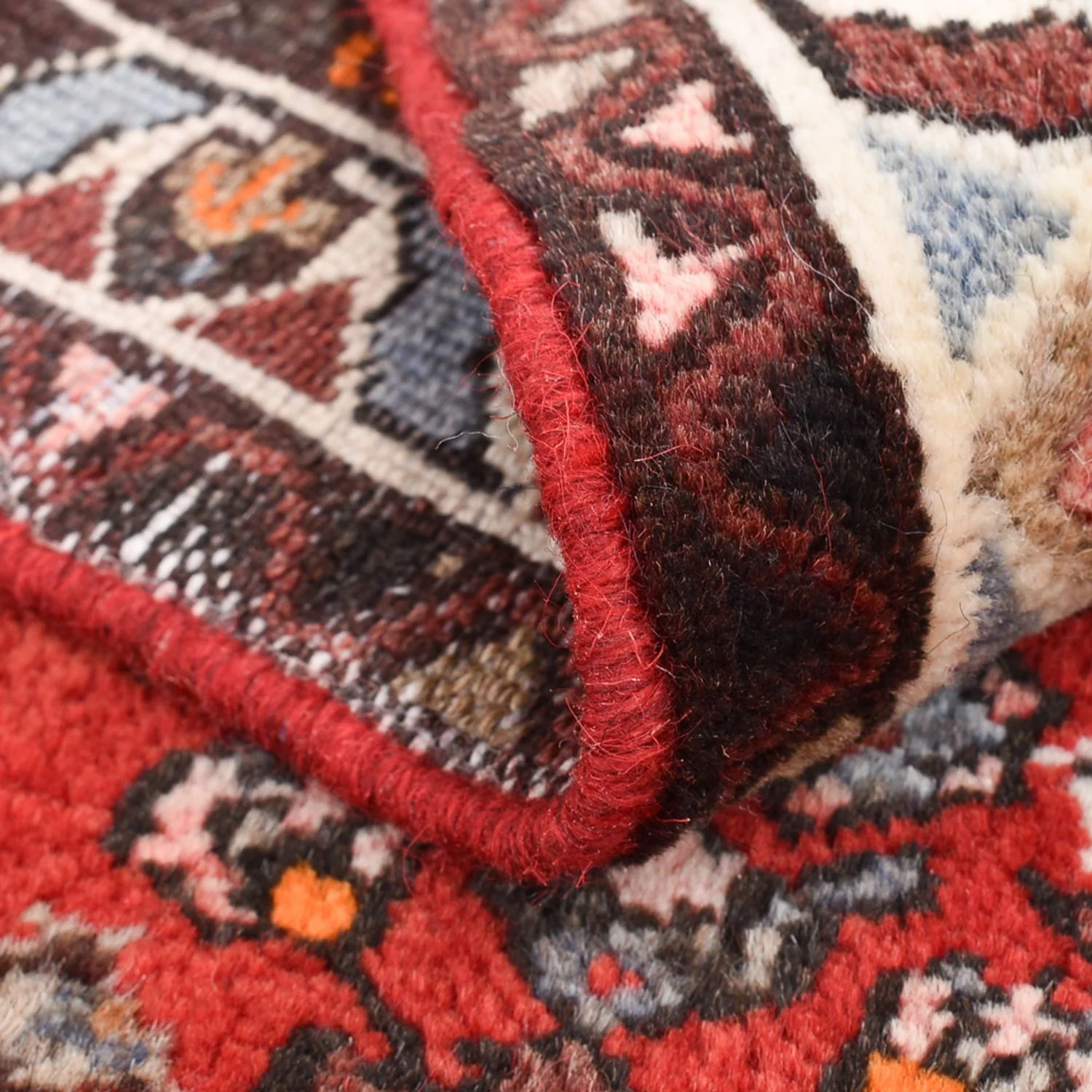 Perserteppich - Nomadic - 93 x 68 cm - rot - Image 4