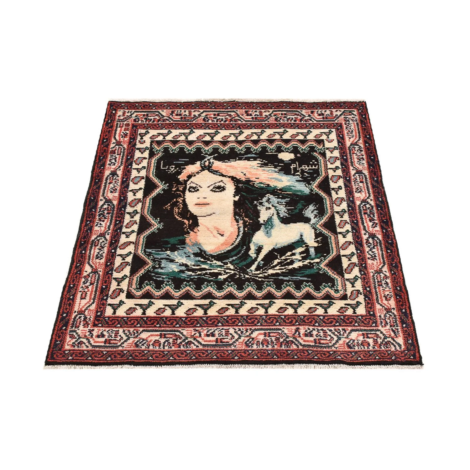 Hamadan Teppich 118x101cm - Perserteppich - Image 5