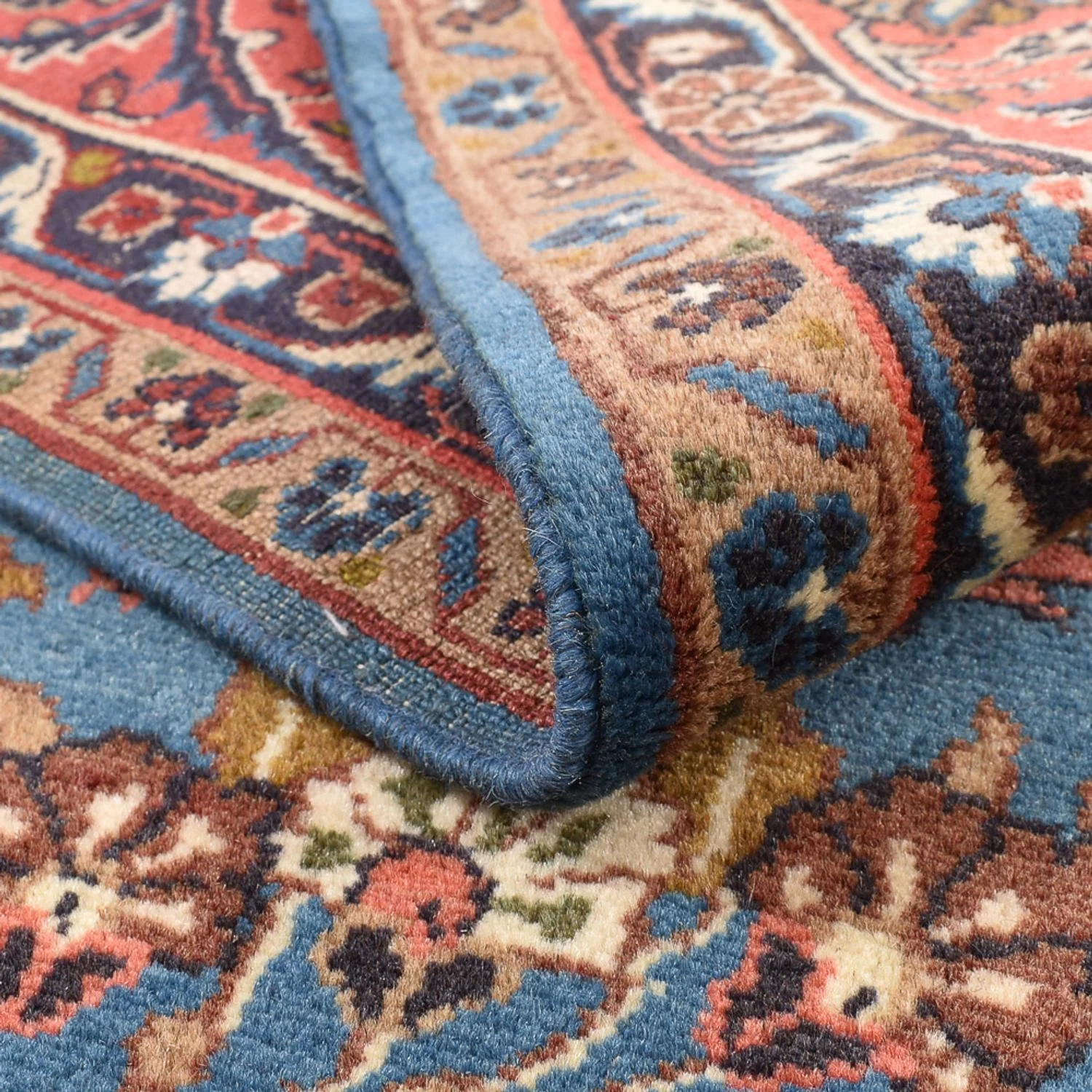 Perserteppich - Nomadic quadratisch - 200 x 207 cm - blau - Image 4