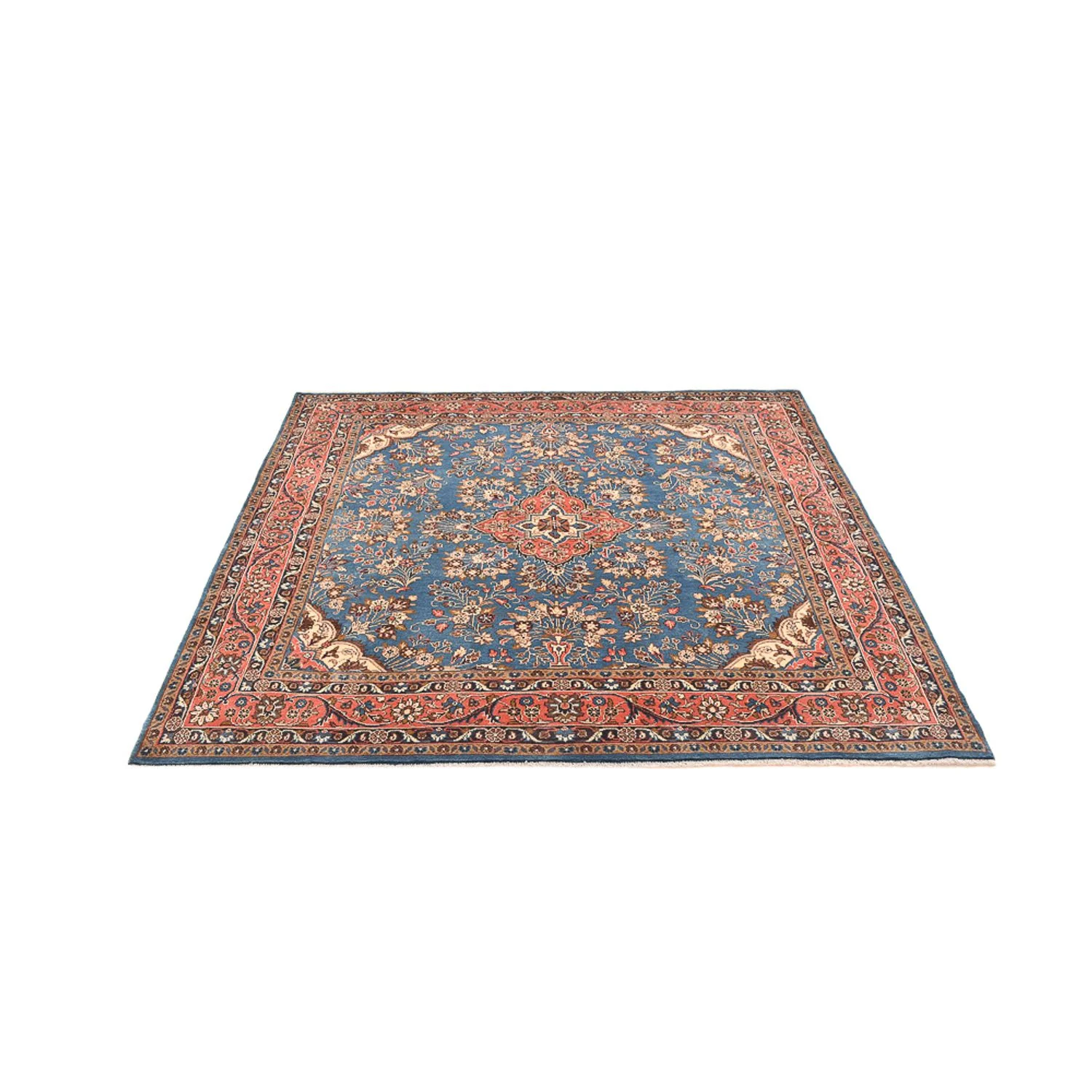 Perserteppich - Nomadic quadratisch - 200 x 207 cm - blau - Image 5