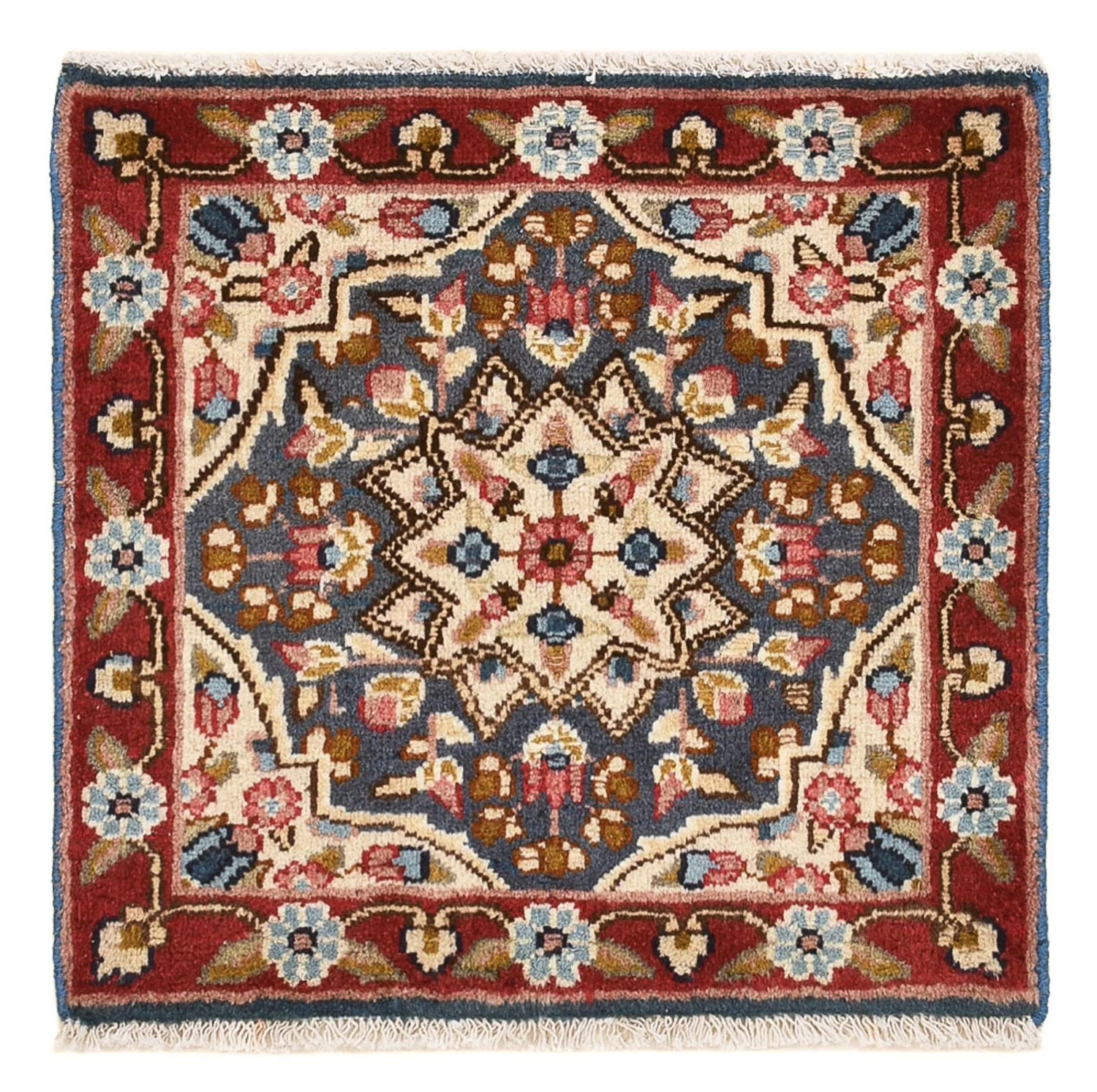 Perserteppich - Nomadic quadratisch - 53 x 52 cm - mehrfarbig