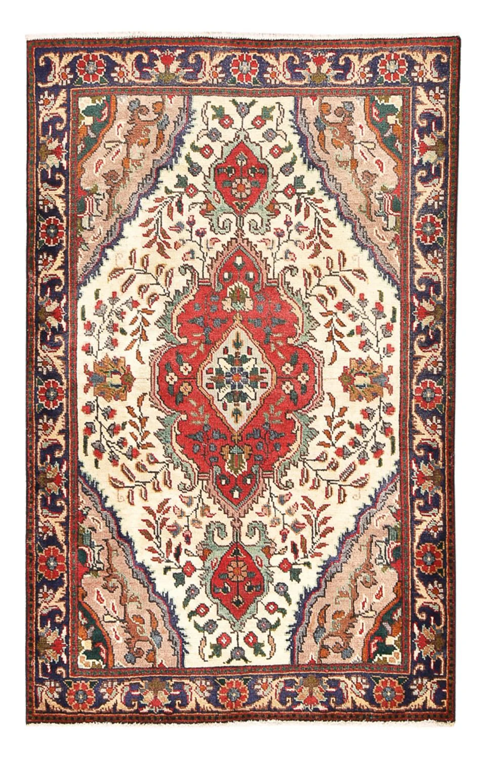 Perserteppich - Täbriz - 150 x 92 cm - mehrfarbig