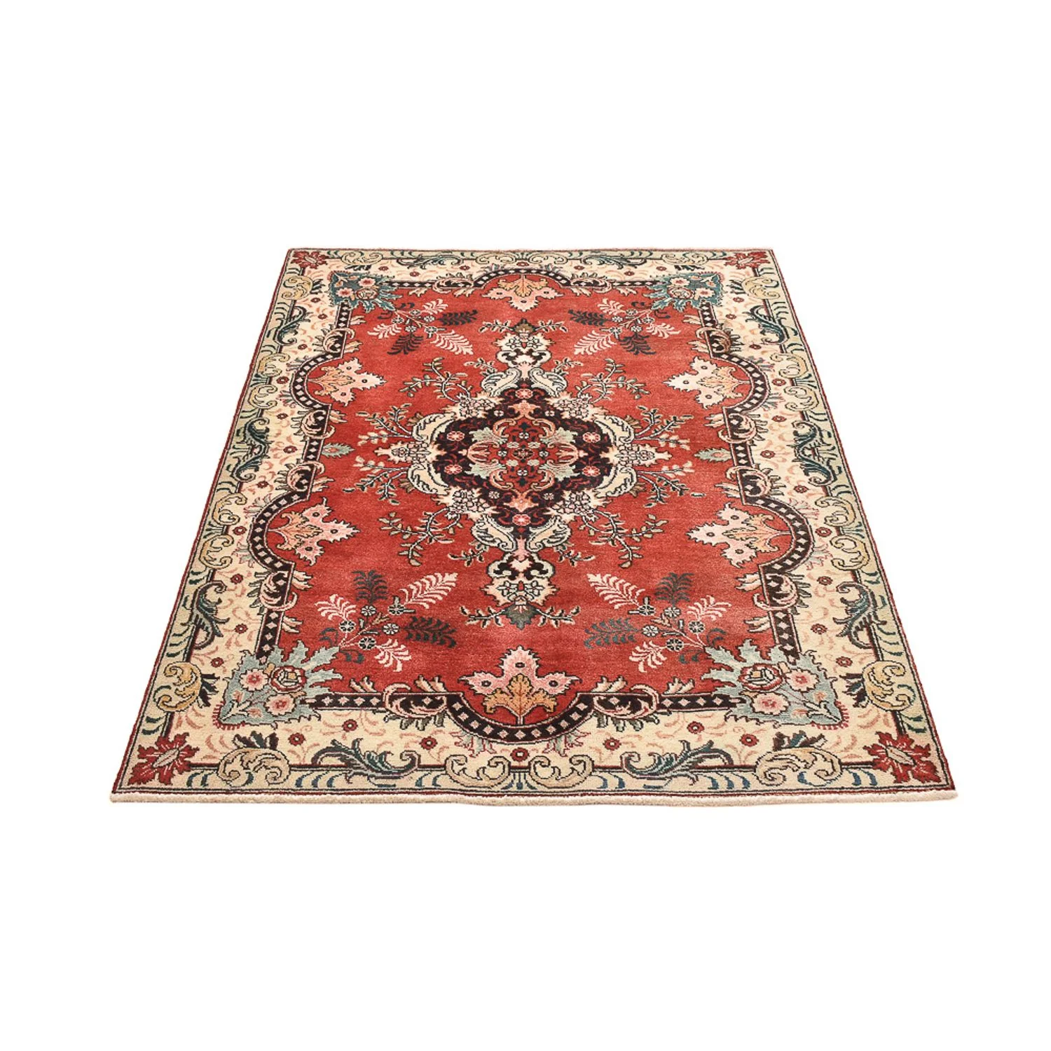 Perserteppich - Täbriz - 183 x 134 cm - rot - Image 5