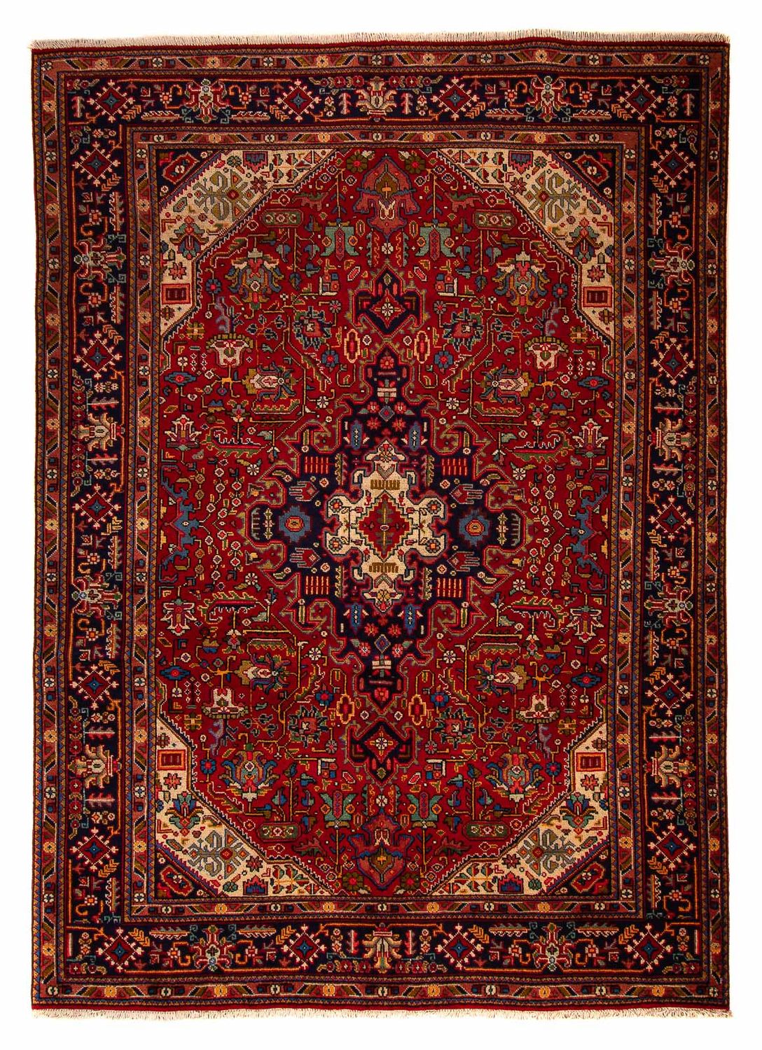 Perserteppich - Täbriz 290 x 200 cm - dunkelrot
