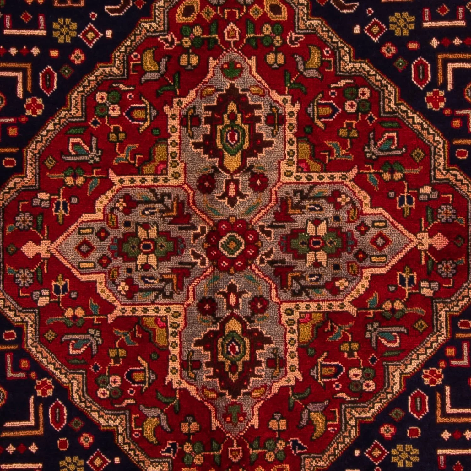 Perserteppich - Täbriz 297 x 197 cm - dunkelblau - Image 2