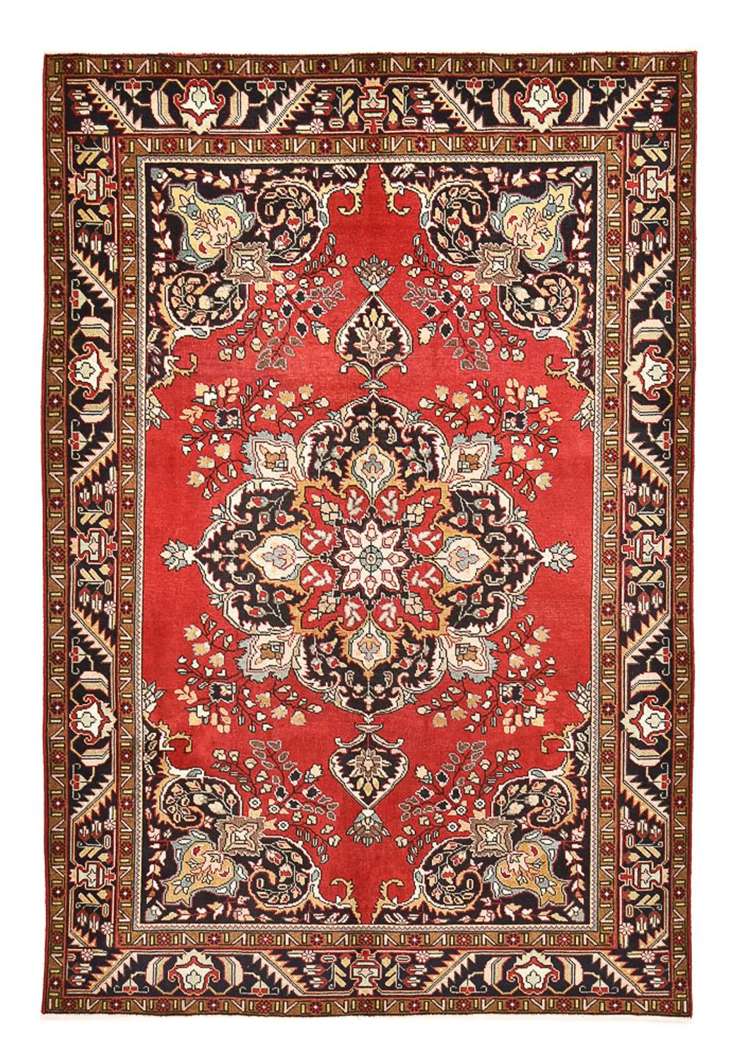 Perserteppich - Täbriz - 297 x 198 cm - rot