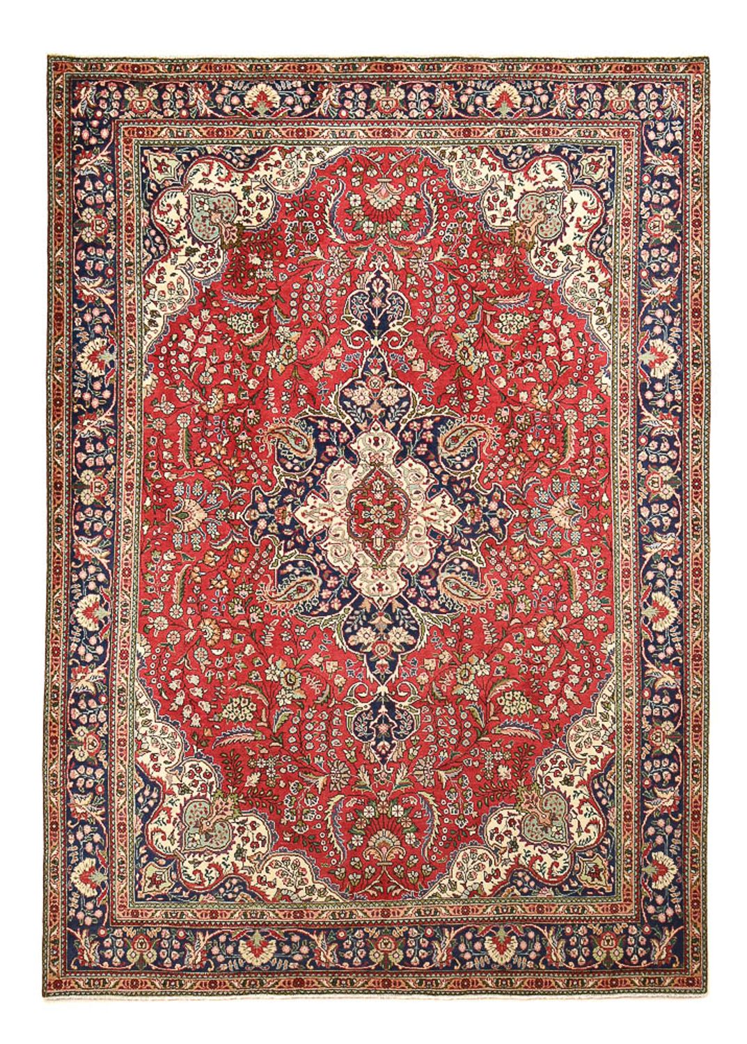 Perserteppich - Täbriz - 363 x 257 cm - rot