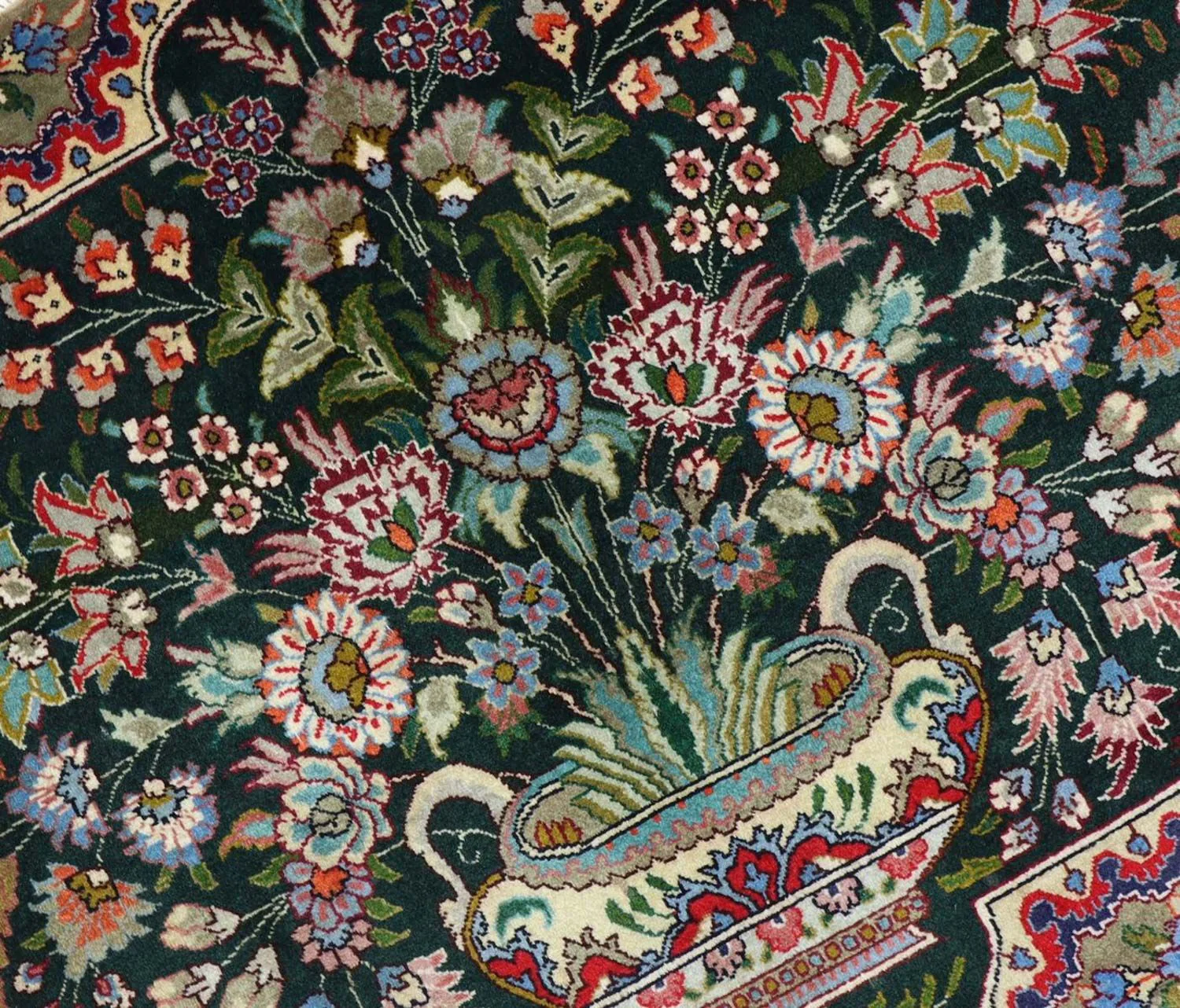 Perserteppich - Täbriz 92 x 68 cm - dunkelblau - Image 2