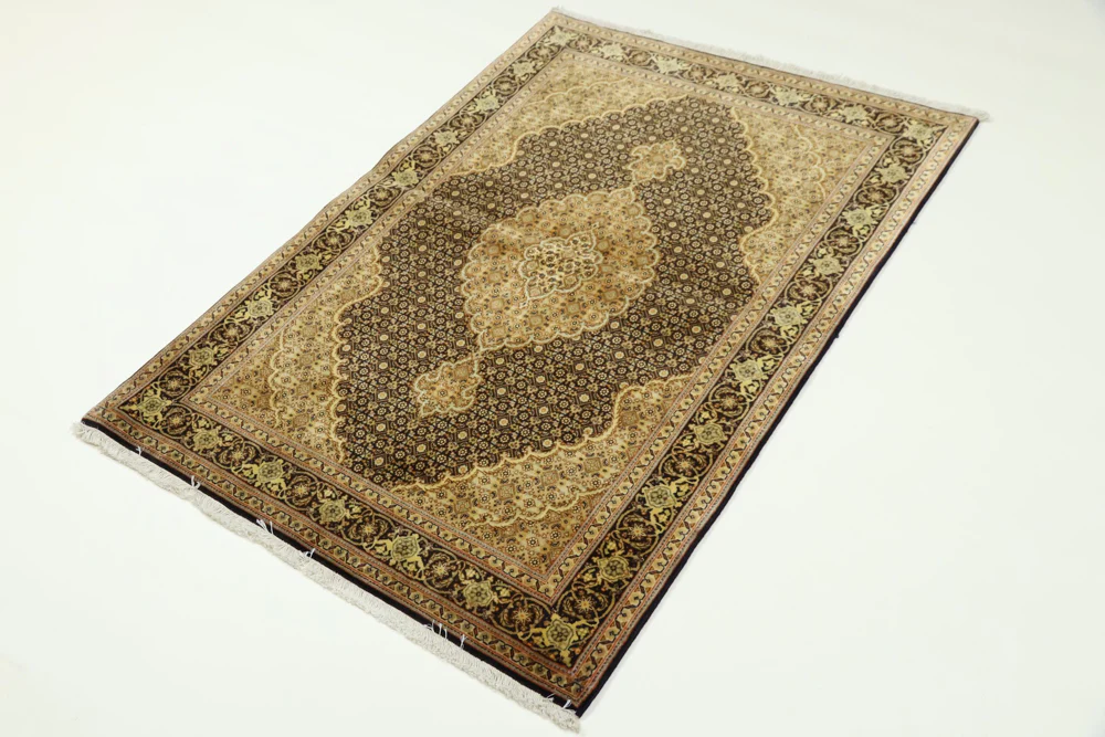 Perserteppich - Täbriz - Royal - 148 x 101 cm - dunkelbeige - Image 2
