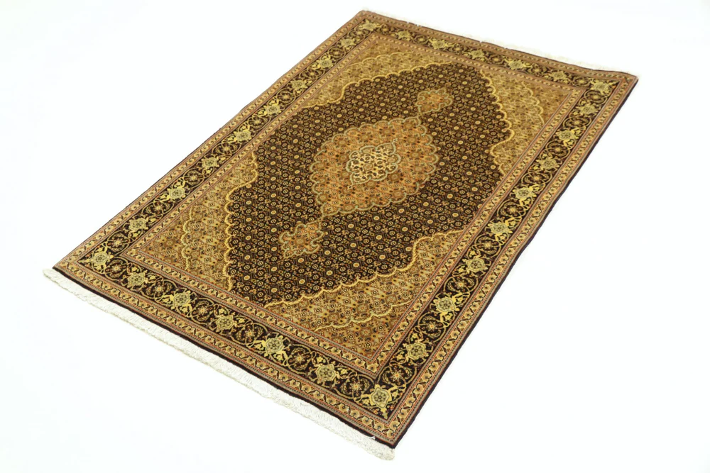 Perserteppich - Täbriz - Royal - 148 x 101 cm - dunkelbeige - Image 3