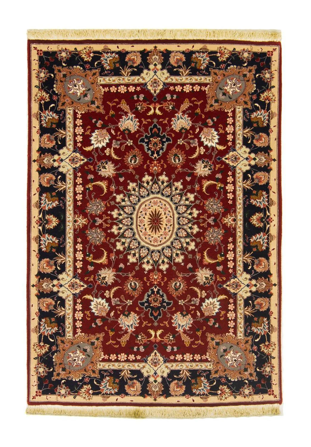 Täbriz - 50 Raj Teppich 148x102cm - Perserteppich