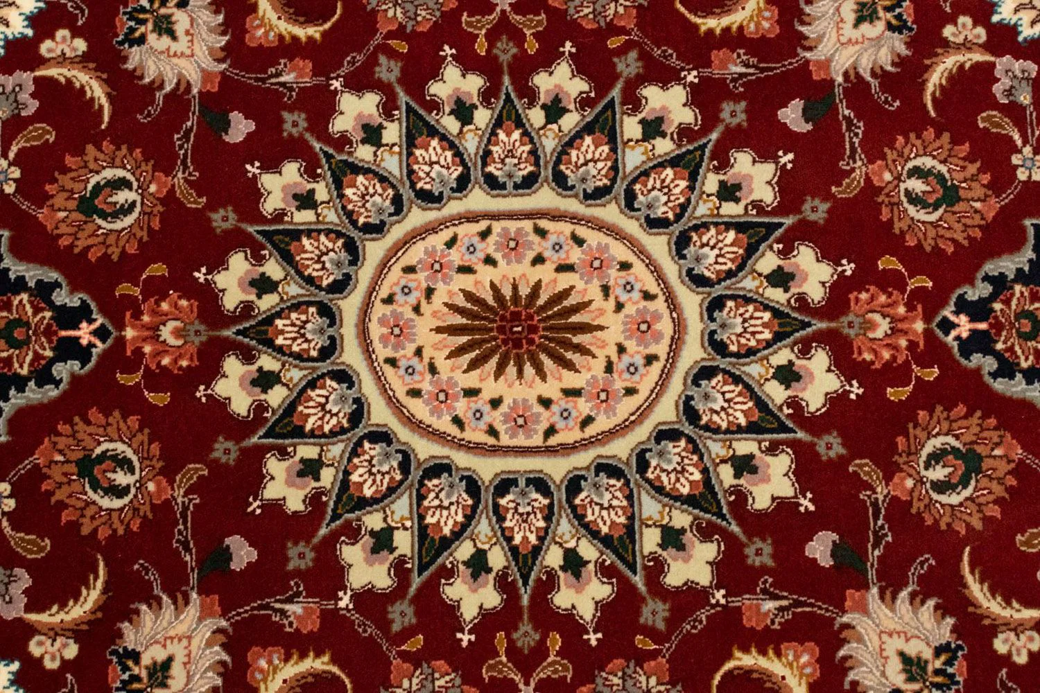 Täbriz - 50 Raj Teppich 148x102cm - Perserteppich - Image 2