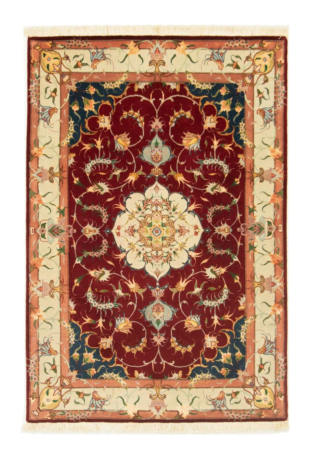 Täbriz - 50 Raj Teppich 150x101cm - Perserteppich