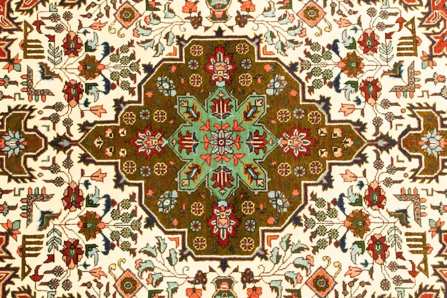 Täbriz - 50 Raj Teppich 150x104cm - Perserteppich - Image 2