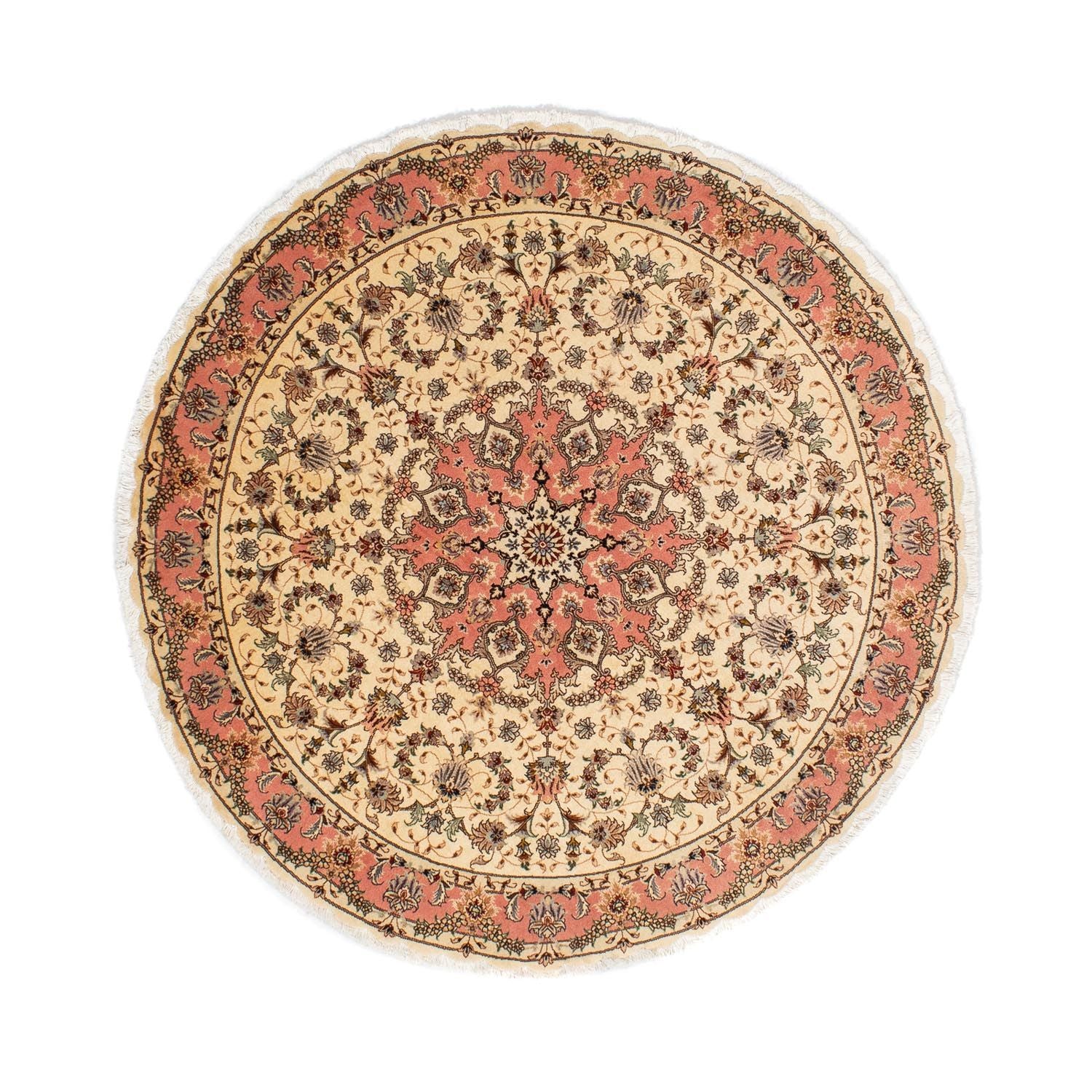 Täbriz - 50 Raj Teppich 150x150cm - Perserteppich
