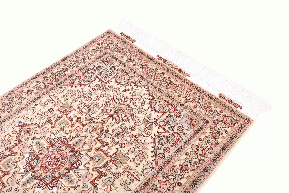 Perserteppich - Täbriz - Royal - 160 x 100 cm - hellbeige - Image 4