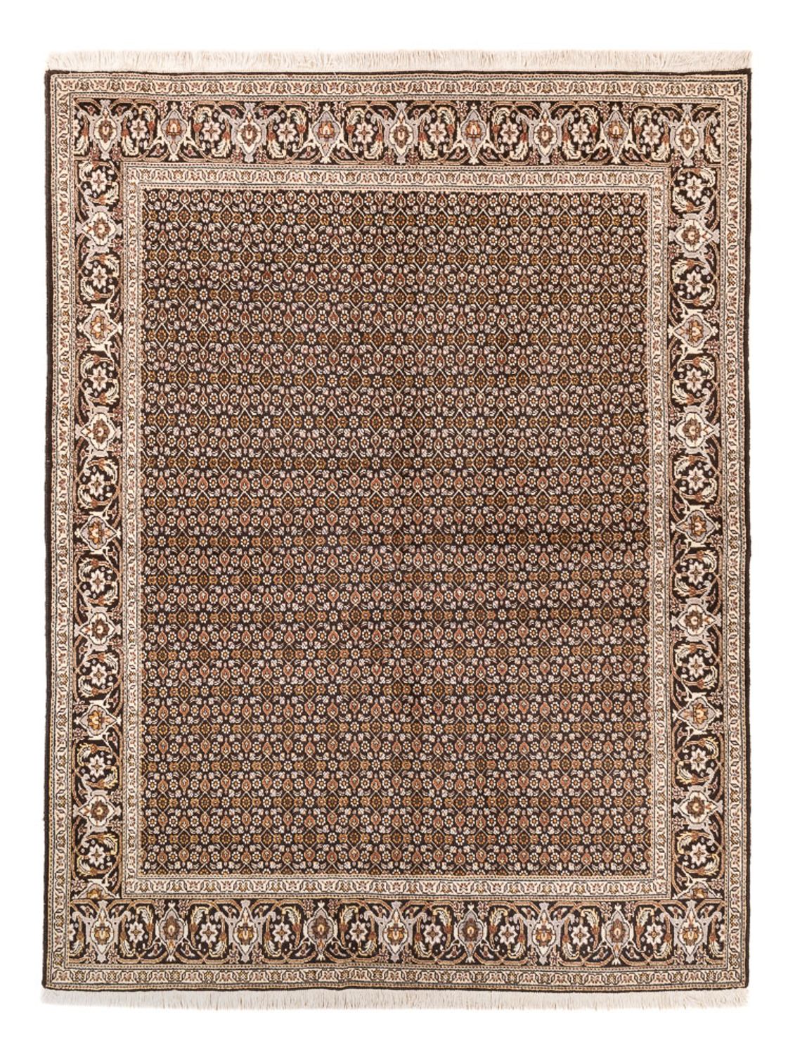 Täbriz - 40 Raj Teppich 195x154cm - Perserteppich