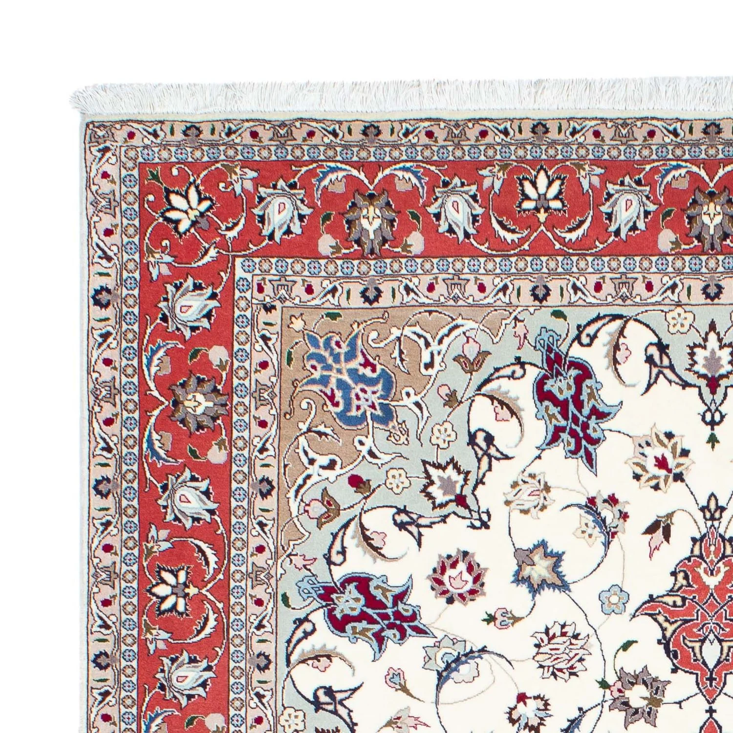 Täbriz - 50 Raj Teppich 198x151cm - Perserteppich - Image 3