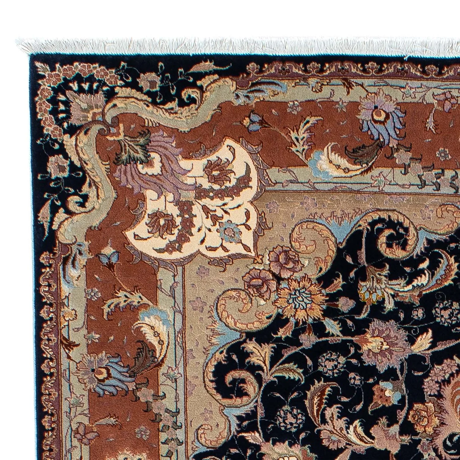 Täbriz - 50 Raj Teppich 200x155cm - Perserteppich - Image 3