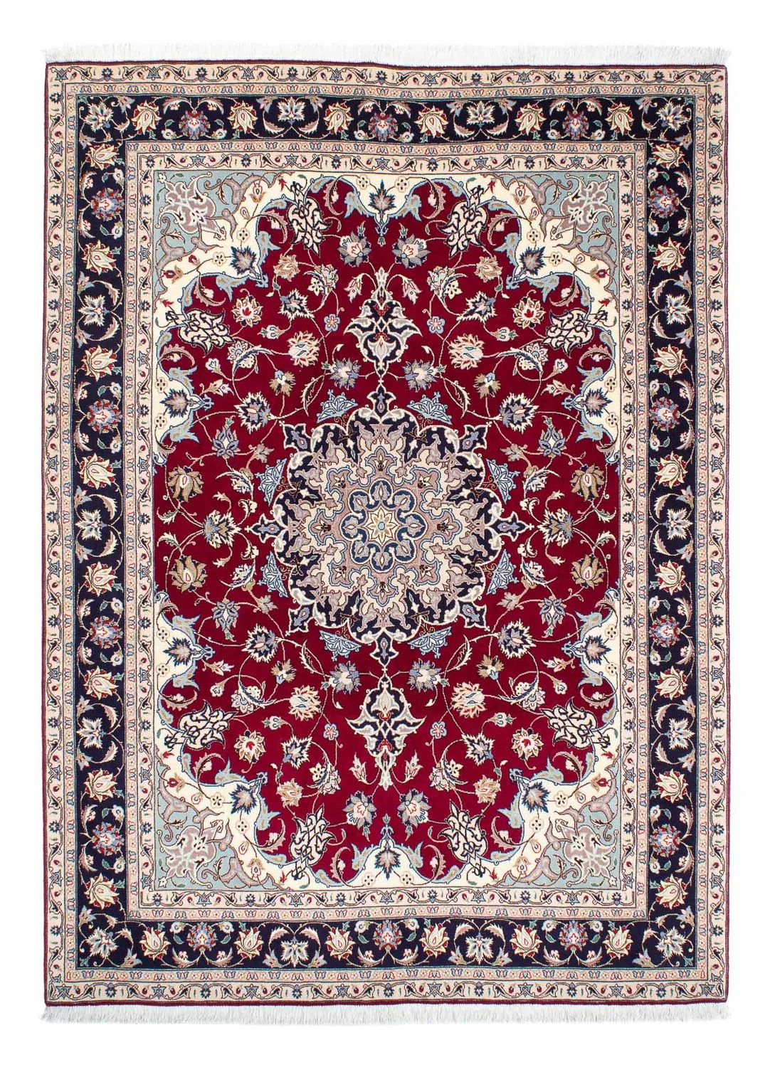 Täbriz - 50 Raj Teppich 207x155cm - Perserteppich