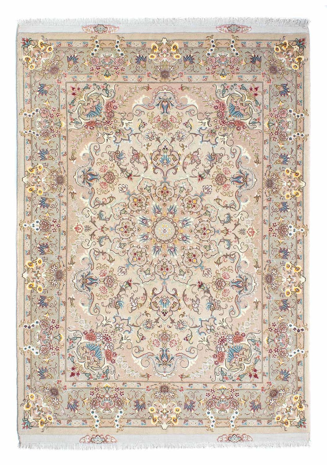 Täbriz - 50 Raj Teppich 210x150cm - Perserteppich
