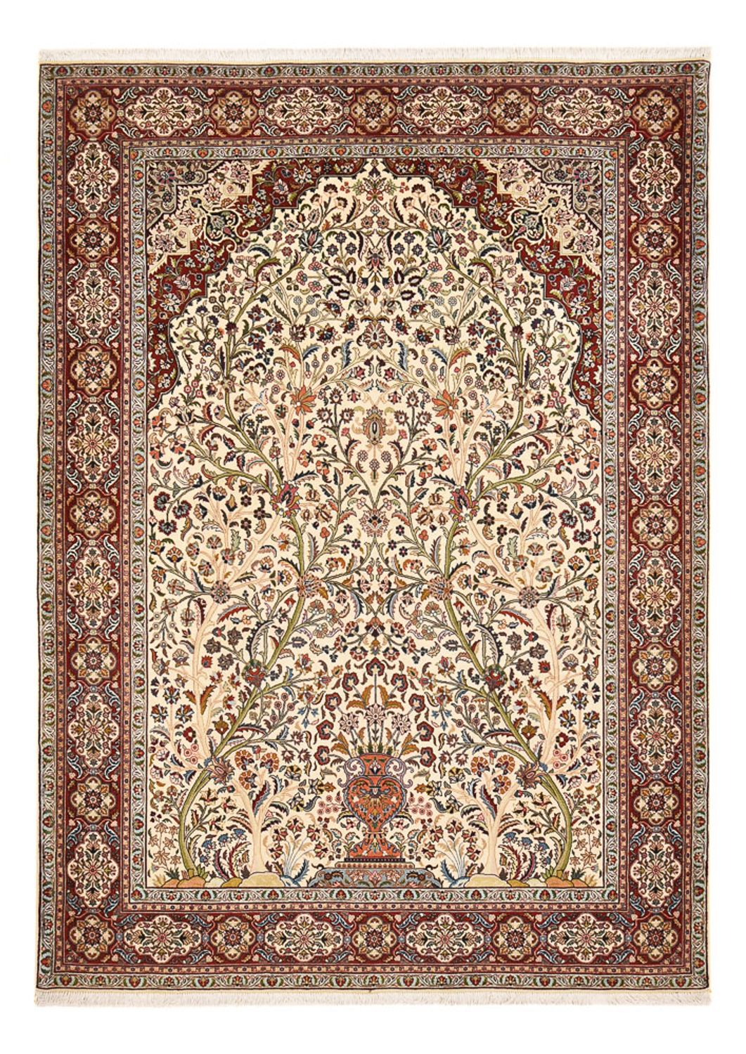 Täbriz - 50 Raj Teppich 250x177cm - Perserteppich