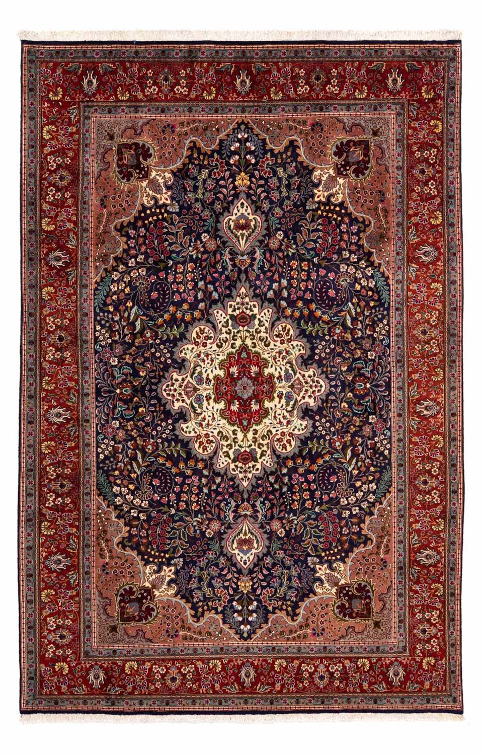 Perserteppich - Täbriz - Royal 302 x 201 cm - dunkelblau