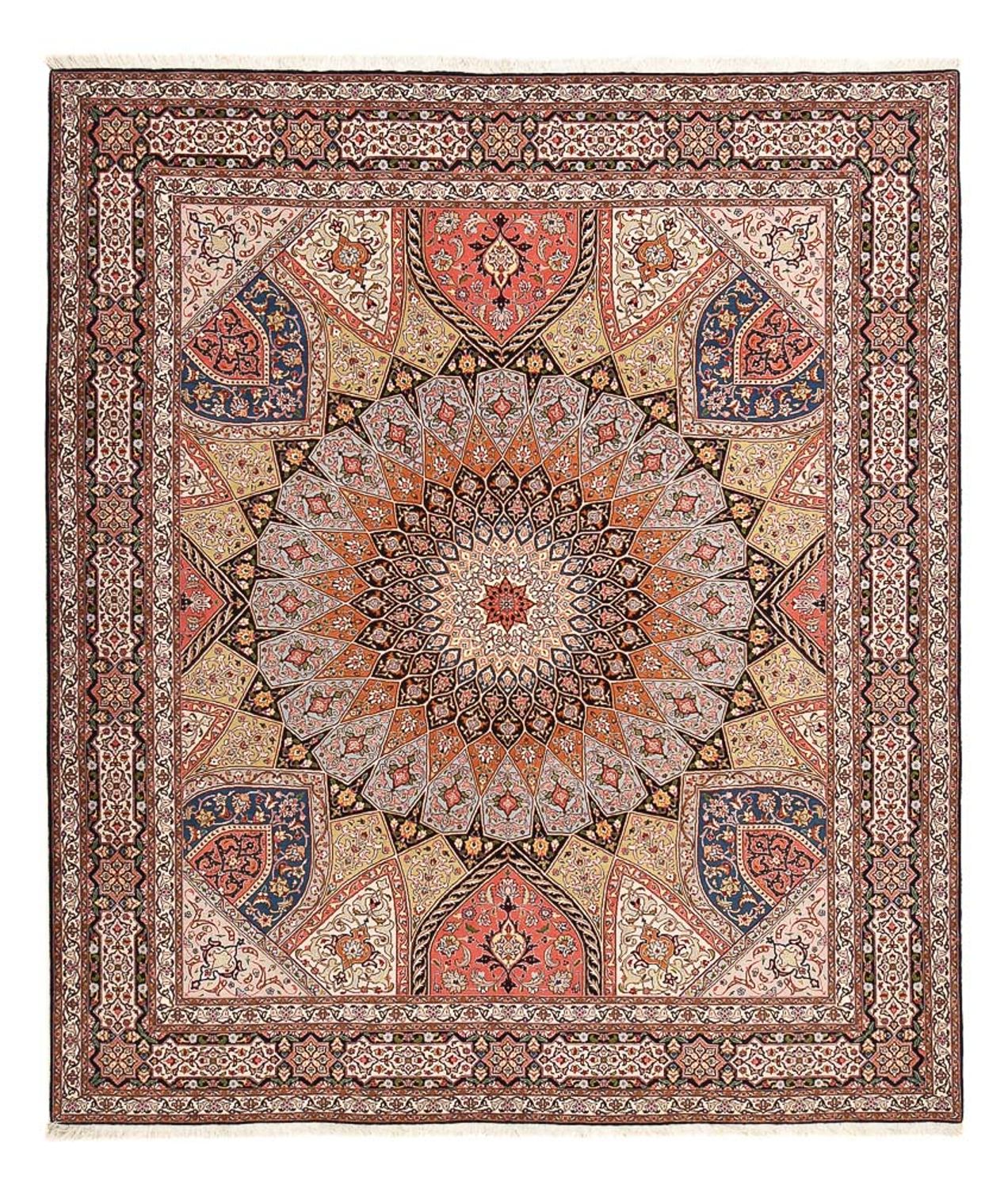 Täbriz - 50 Raj Teppich 302x253cm - Perserteppich
