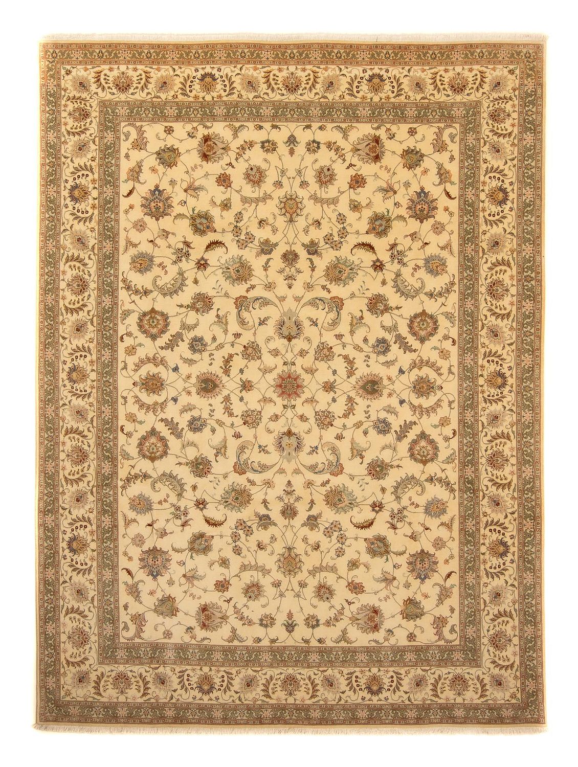 Täbriz - 50 Raj Teppich 342x250cm - Perserteppich